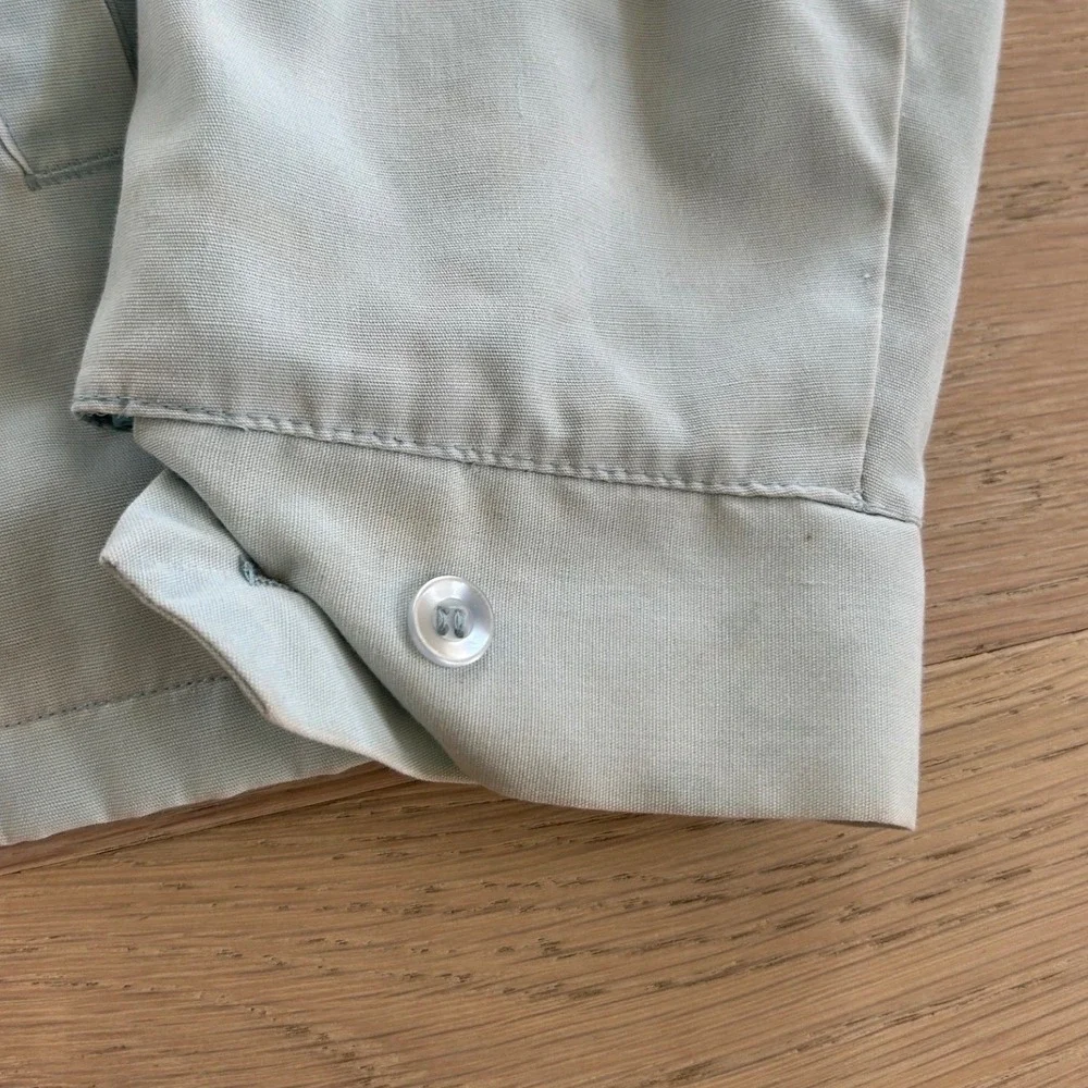 Vintage 60's Sears Light Blue Harrington Jacket Talon Zip Mens Large